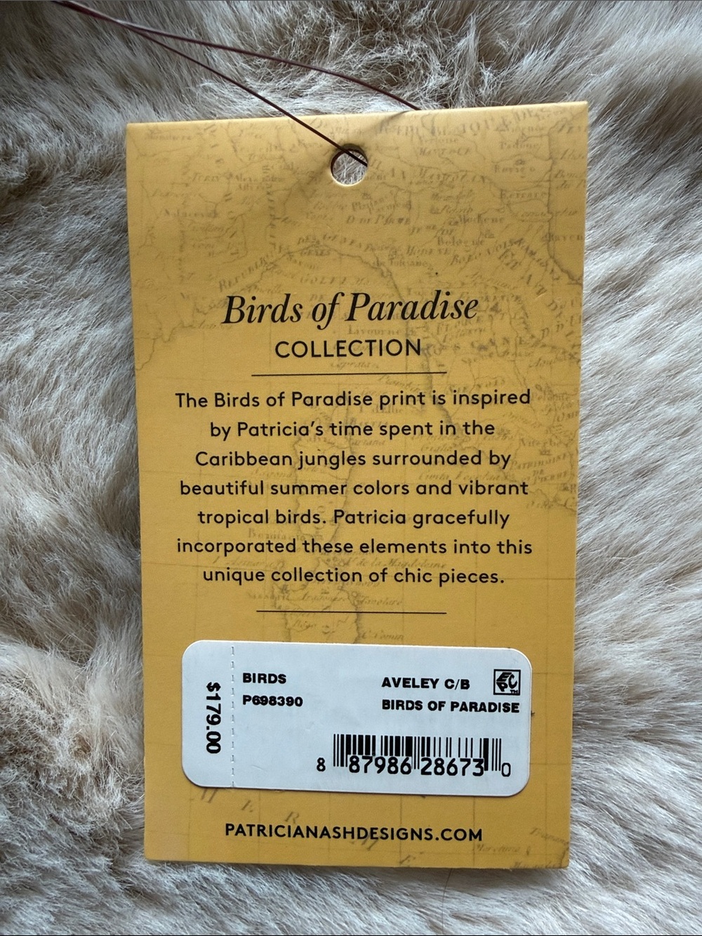 Patricia Nash AVELEY Crossbody, Birds of Paradise handbag - Picture 3 of 5